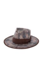 Matchesfashion.com Nick Fouquet - Outpost Grosgrain-trim Straw Fedora Hat - Mens - Brown