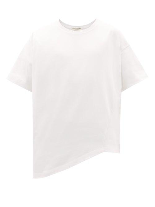 Matchesfashion.com Bottega Veneta - Twisted Cotton-jersey T-shirt - Mens - White