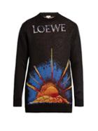 Loewe Sunrise Jacquard-knit Wool-blend Sweater