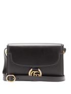 Matchesfashion.com Gucci - Gg Ring Leather Shoulder Bag - Womens - Black