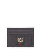 Matchesfashion.com Gucci - Ophidia Gg Plaque Leather Cardholder - Womens - Black