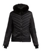 Matchesfashion.com Toni Sailer - Mila Fur Trimmed Technical Ski Jacket - Womens - Black