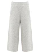 Matchesfashion.com Lauren Manoogian - Double Face Wide-leg Trousers - Womens - Light Grey