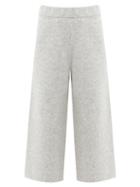 Matchesfashion.com Lauren Manoogian - Double Face Wide-leg Trousers - Womens - Light Grey