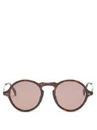 Matchesfashion.com Givenchy - Round Acetate Sunglasses - Mens - Tortoiseshell