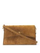 Mtier - Roma Suede Cross-body Bag - Womens - Tan