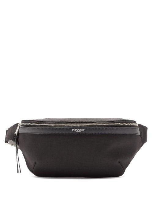 Matchesfashion.com Saint Laurent - Canvas Cross Body Bag - Mens - Black
