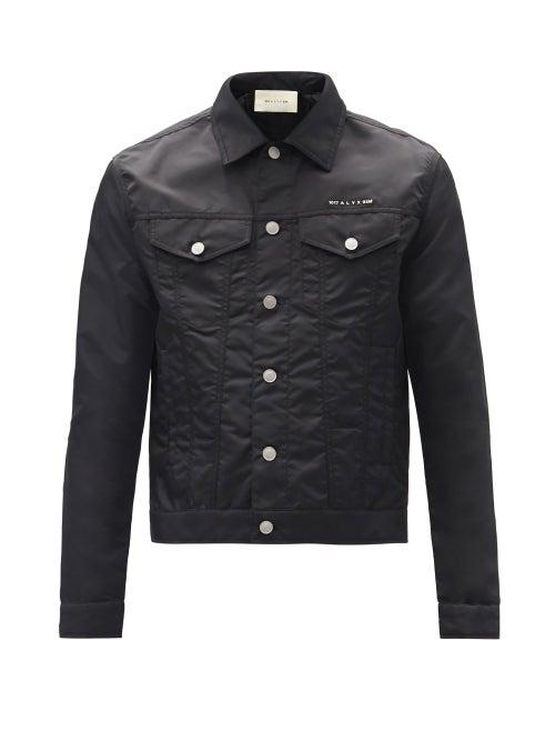 Matchesfashion.com 1017 Alyx 9sm - Logo-plaque Shell Jacket - Mens - Black