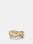 Spinelli Kilcollin - Vega Diamond, Sterling-silver & 18kt Gold Ring - Womens - Gold Multi