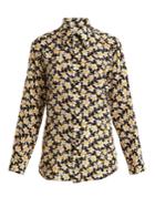 Joseph Morison Floral-print Silk-crepe Shirt