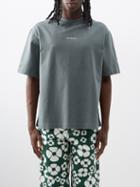 Acne Studios - Extorr Logo-print Cotton-jersey T-shirt - Mens - Green
