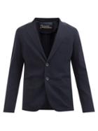 Herno - Leggero 2 Single-breasted Blazer - Mens - Navy