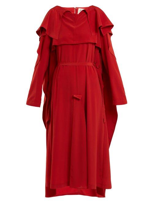 Matchesfashion.com A.w.a.k.e. - Inside Out Trench Coat Dress - Womens - Red