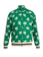 Gucci Floral-print Web-trimmed Jersey Track Top