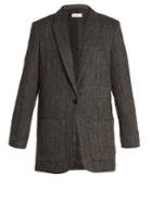 Masscob Single-breasted Herringbone Blazer