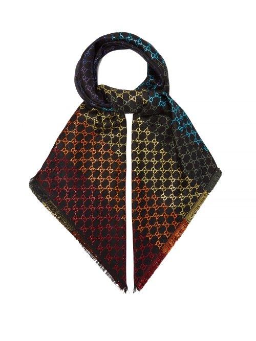 Matchesfashion.com Gucci - Metallic Gg Shawl - Womens - Multi