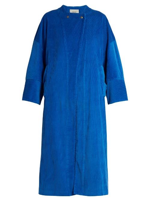 Rachel Comey Collarless Cotton-corduroy Coat