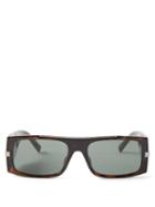 Givenchy - Rectangle Acetate Sunglasses - Womens - Brown Multi