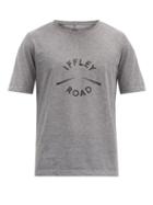Matchesfashion.com Iffley Road - Logo-print Technical-jersey T-shirt - Mens - Grey Multi