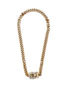 Matchesfashion.com Gucci - Gg Crystal-embellished Chain-link Necklace - Womens - Crystal