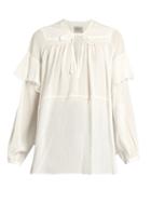 Rachel Comey Willow Ruffle-trimmed Blouse