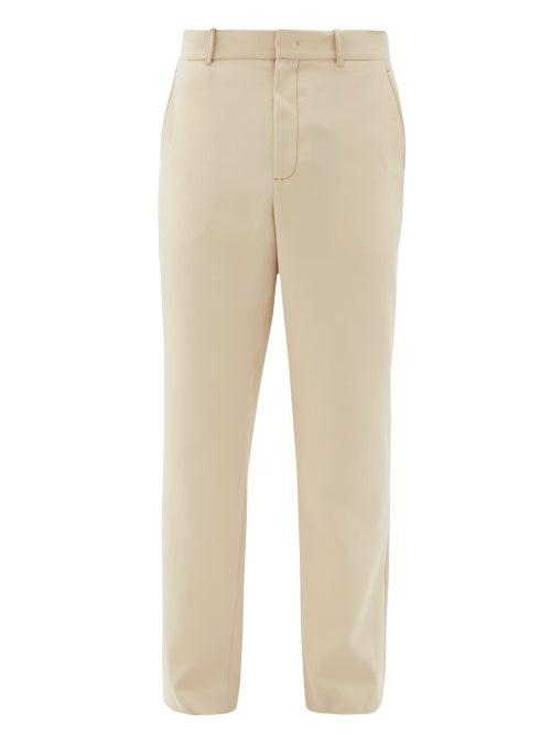 Matchesfashion.com Sies Marjan - Toby Cotton-crepe Trousers - Mens - Beige