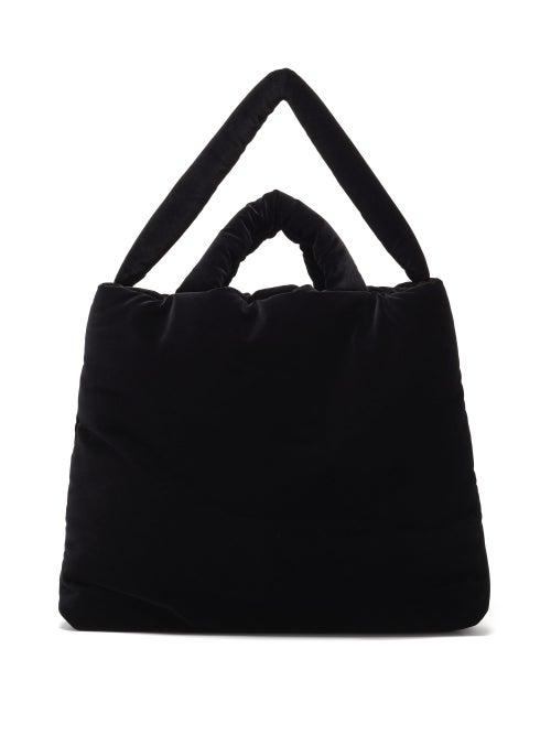 Matchesfashion.com Kassl Editions - Large Velvet Tote - Womens - Black