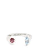 Delfina Delettrez Aquamarine, Tourmaline & White-gold Ring