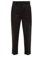 Matchesfashion.com Acne Studios - Turn Up Cuff Cotton Chino Trousers - Mens - Black