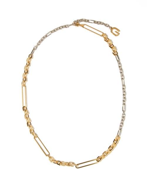 Ladies Jewellery Givenchy - G-link Necklace - Womens - Silver Gold