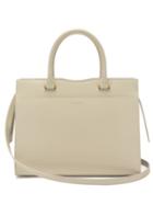 Matchesfashion.com Saint Laurent - Uptown Leather Tote - Womens - Cream