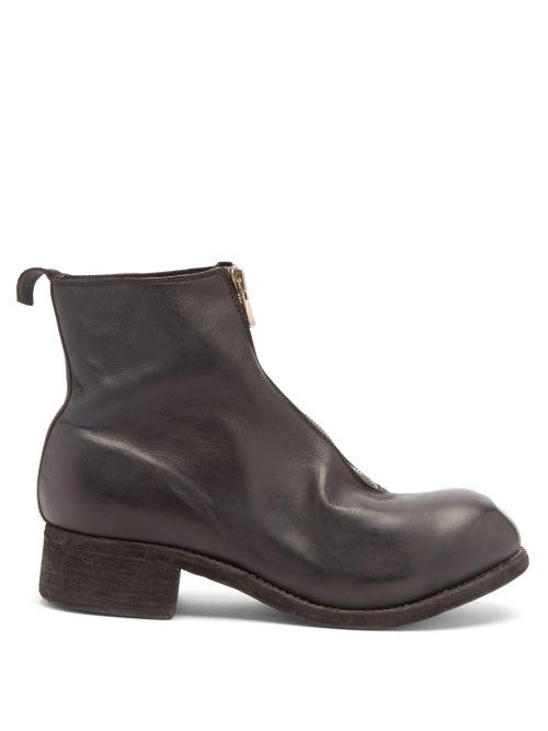 Matchesfashion.com Guidi - Zip-front Supple-leather Boots - Mens - Black