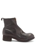Matchesfashion.com Guidi - Zip-front Supple-leather Boots - Mens - Black