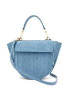 Matchesfashion.com Wandler - Hortensia Mini Corduroy Shoulder Bag - Womens - Blue