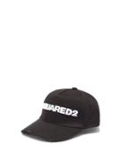 Matchesfashion.com Dsquared2 - Logo-embroidered Gabardine Baseball Cap - Mens - Black White