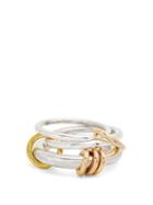 Matchesfashion.com Spinelli Kilcollin - Orion Silver, Yellow & Rose Gold Ring - Womens - Silver