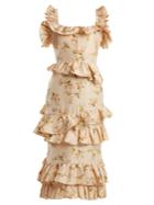 Brock Collection Daria Floral-print Silk-taffeta Dress