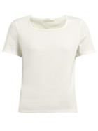 Matchesfashion.com The Row - Jackie Cotton Blend T Shirt - Womens - Ivory