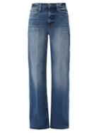 Matchesfashion.com Frame - Le California Stretch Cotton Wide Leg Jeans - Womens - Denim