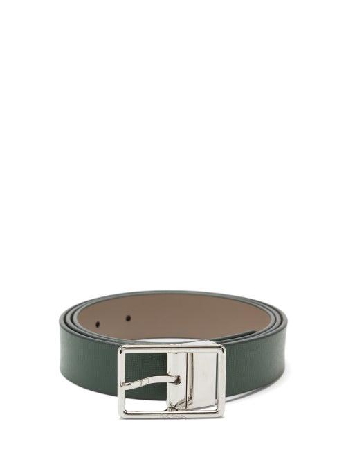 Mens Accessories Paul Smith - Reversible Grained-leather Belt - Mens - Multi