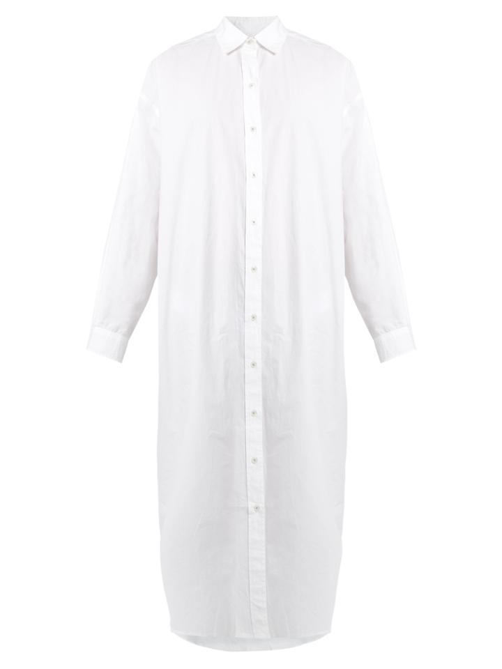 Mes Demoiselles Kamiseta Long-sleeved Cotton Shirtdress