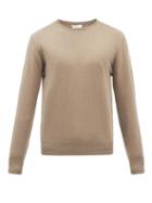 Allude - Crew-neck Cashmere Sweater - Mens - Brown