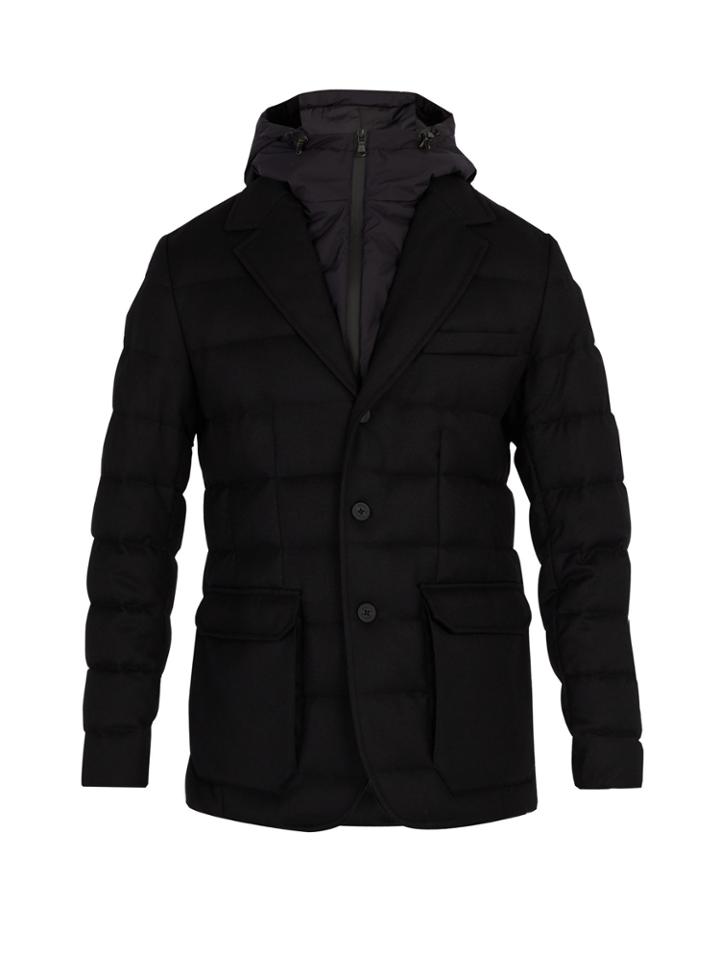 Moncler Vernoux Quilted Down Blazer