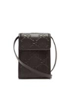 Matchesfashion.com Gucci - Gg-logo Quilted Leather Cross-body Bag - Mens - Black