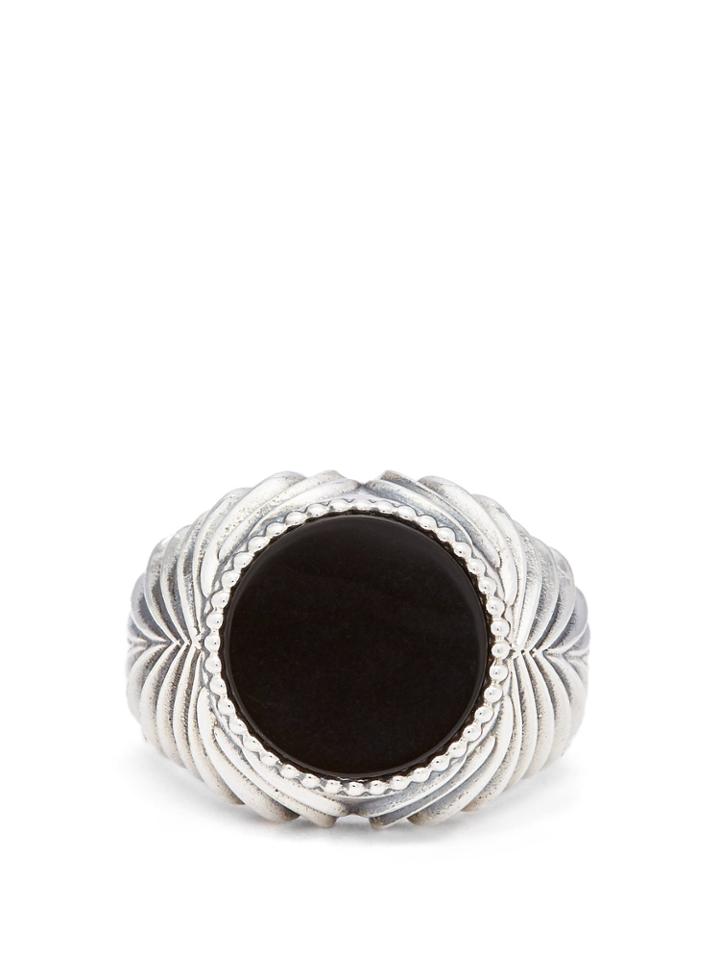 Emanuele Bicocchi Onyx Sterling-silver Ring