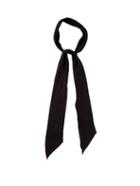Rockins Logo-embroidered Super-skinny Silk Scarf