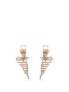Matchesfashion.com Bibi Van Der Velden - Big Tornado 18kt Gold & Diamond Earrings - Womens - Gold
