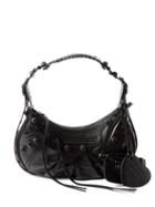 Balenciaga - Le Cagole Leather Shoulder Bag - Womens - Black