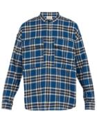 Matchesfashion.com Fear Of God - Plaid Cotton Flannel Shirt - Mens - Blue Multi