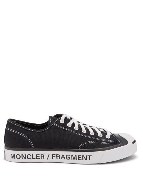 Moncler X Fragment X Converse - Fraylor Ii Canvas Trainers - Mens - Black